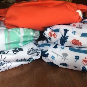 One size cloth diaper bundle